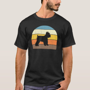 T-shirt Schnauzers miniature cool Retro Sunset - Great Own