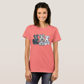 T-shirt Schnauzers solides (Devant entier)