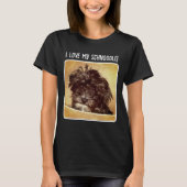 T-shirt Schnoodle Dog femmes Noir de base (Devant)