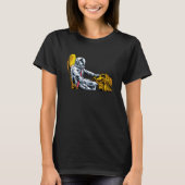 T-shirt School Bus Driver Astronaut Space Work Job Bus D (Devant)