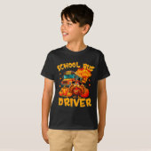 T-shirt School Bus Driver Turkey Thanksgiving Gift  (Devant entier)