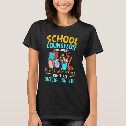 T-shirt School Counselor Counseling Week Quotes (Devant)