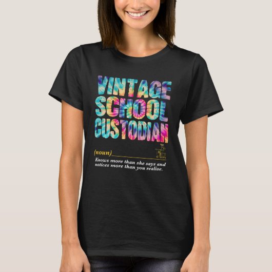 T-shirt School Custodian Appreciation Week Back to School (Devant)