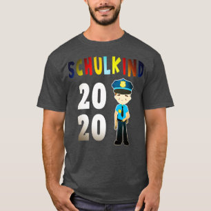 T-shirt School enrolment police school child driver Classi