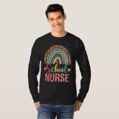 T-shirt School Nurse Boho Rainbow Leopard Nurse Week 2022 (Devant entier)