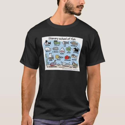 T-shirt school of fish classic (Devant)
