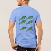 T-shirt: School of Fish Tri-Blend Shirt (Achterkant)