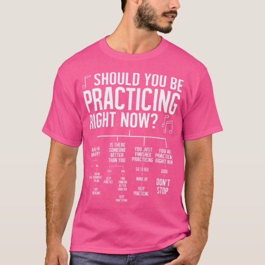 T-shirt Schould You Be Practicing For Marching Band Or Orc (Devant)