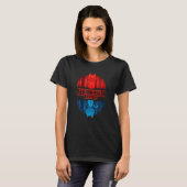 T-shirt Schr Dinger Chat Hings Geek Nerd Graphisme (Devant entier)