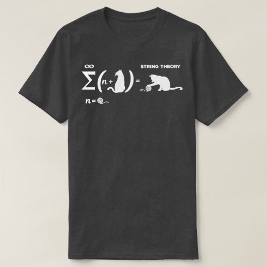 T-shirt Schrdinger Théorie Chat Physique Quantum Mec (Design devant)