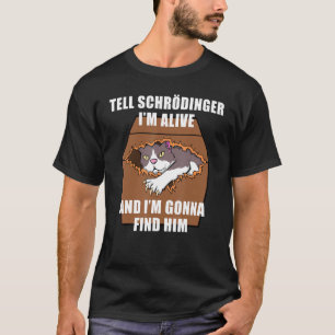 T-shirt Schrodinger Chat Dead & Alive Physique étudiante