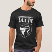 T-shirt Schrodingers Chat est vivant Dead Paradox Science  (Devant)