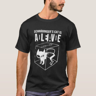 T-shirt Schrodingers Chat est vivant Dead Paradox Science 