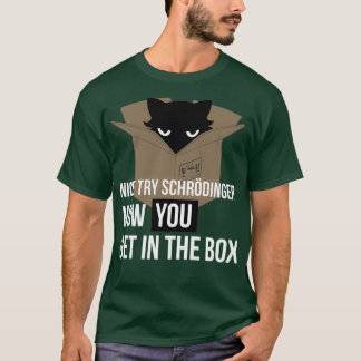 T-shirt SchrodingerS Chat mécanique quantique Physique Sci