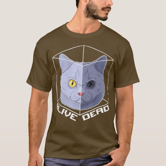 T-shirt Schrodingers Chat Paradox Mécanique quantique (Devant)