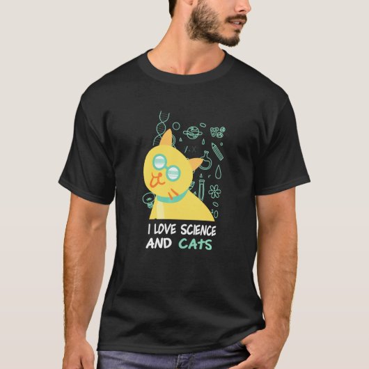 T-shirt Schrödingers Chat Physique Nerd Scientifique (Devant)