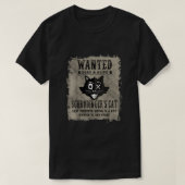 T-shirt Schrodingers Chat Recherché Mort Ou Alive Funny (Design devant)