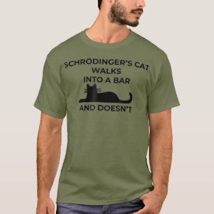 T-shirt Schrodingers chatFunny PHYSICS