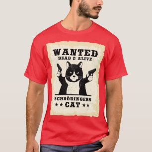 T-shirt Schrodingers Physique Chat Paradox Mécanique quant