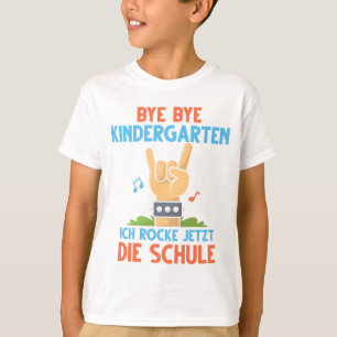 T-shirt Schulanfang Einschulung Schulkind Rock die Schule