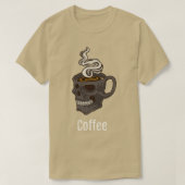 T-shirt Schwarzer Kaffee Liebhaber MorgenHasser Koffein Ju (Design devant)