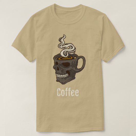 T-shirt Schwarzer Kaffee Liebhaber MorgenHasser Koffein Ju (Design devant)