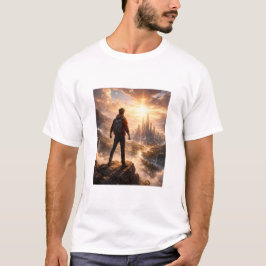 T-shirt Sci-Fi Mannelijk Personage