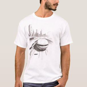 T-shirt Sci-Fi Traversant l'Univers 02 F Avant