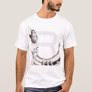 T-shirt Sci-Fi Traversant l'Univers 03 G Avant