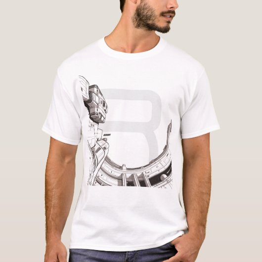 T-shirt Sci-Fi Traversant l'Univers 03 G Avant (Devant)