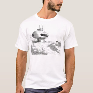 T-shirt Sci-Fi Traversant l'Univers 03 I Avant