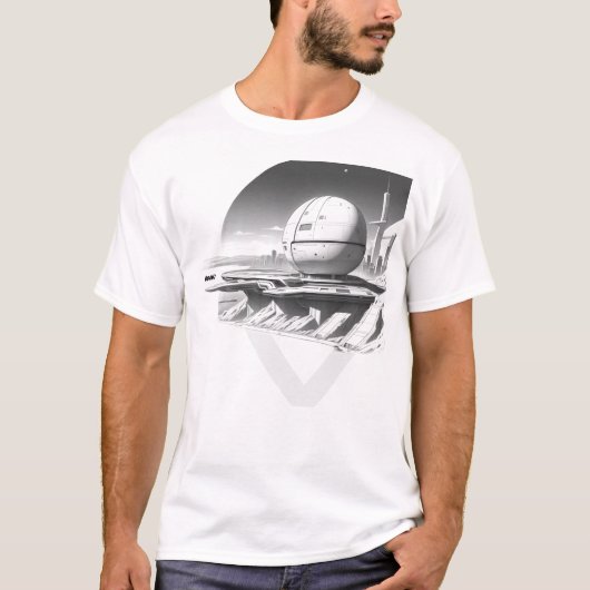 T-shirt Sci-Fi Traversant l'Univers 03 J Front (Devant)