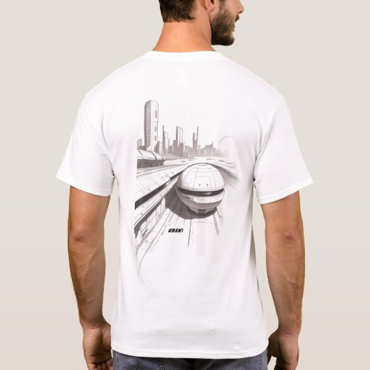 T-shirt Sci-Fi Traverser l'Univers 02 F Retour (Dos)