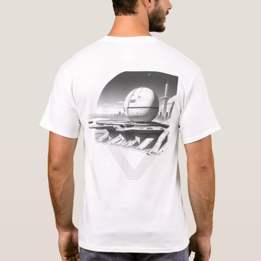 T-shirt Sci-Fi Traverser l'univers 03 J Retour (Dos)