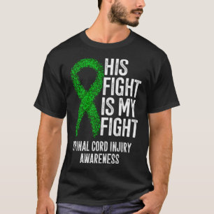 T-shirt SCI Son Combat Est Mon Combattre La Maladie De La