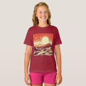 T-shirt Sciage de paysage SF Mars 2 (Devant entier)
