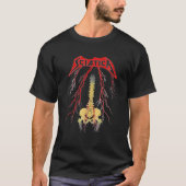T-shirt Sciatica Skeleton Metal (Devant)