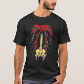 T-shirt Sciatica Skeleton Metal (Devant)