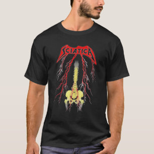 T-shirt Sciatica Skeleton Metal