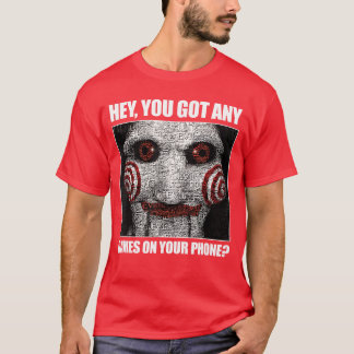 T-shirt Scie Vous avez des jeux sur votre téléphone Jigsaw