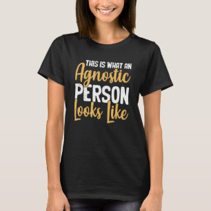 T-shirt Science agnostique Christian agnostique G