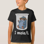 T-shirt Science &amp; Technology Funny Chemistry 1 Mole L  (Devant)