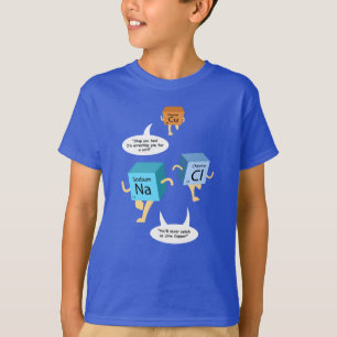 T-shirt Science amusante Éléments de tableau périodique ch