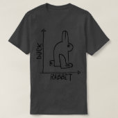 T-shirt Science amusante Nerd Canard Rabbit physique Geek  (Design devant)