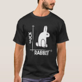 T-shirt Science amusante Nerd Canard Rabbit physique Geek  (Devant)