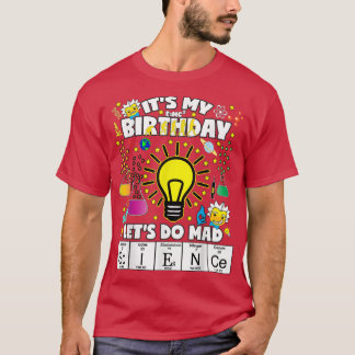 T-shirt Science Anniversaire Thème Chemise N'importe quel 