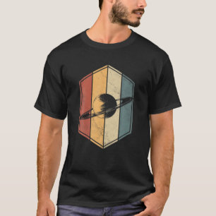 T-shirt Science Astronomie Cadeaux Planète Vintage Saturn