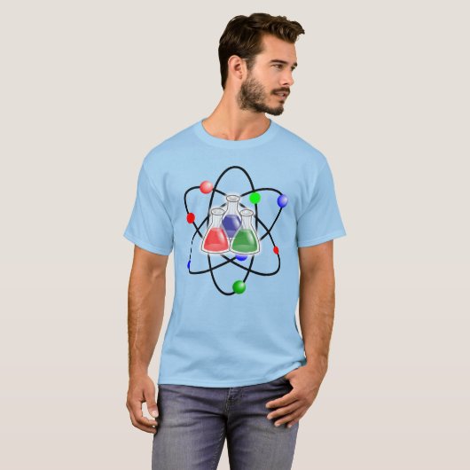 T-shirt Science atom (Devant entier)