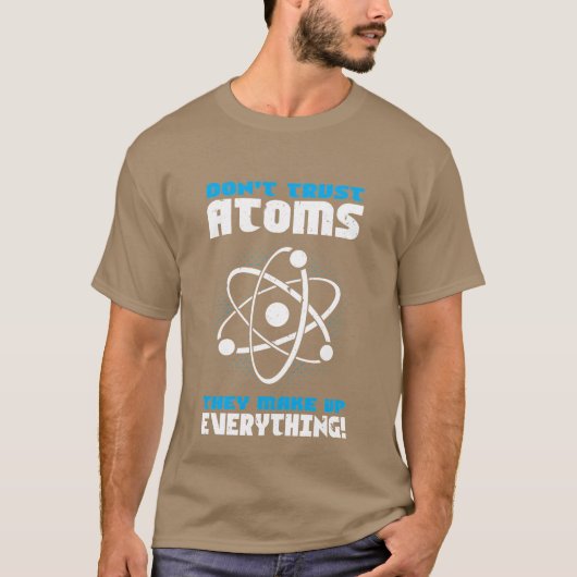 T-shirt Science Atoms Gift Idea funny (Devant)