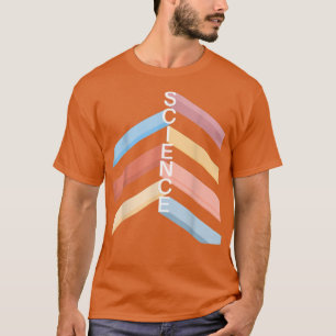T-shirt Science, bandes colorées 1836